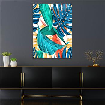 Dikey Sanat Temalı Cam Tablo 497