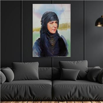 Kunst Thema auf bedrucktem Glas