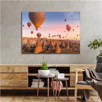 Thema Natur auf bedrucktem Glas