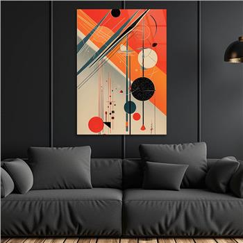 Kunst Thema auf bedrucktem Glas