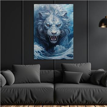 Dikey Doğa Temalı Cam Tablo 319