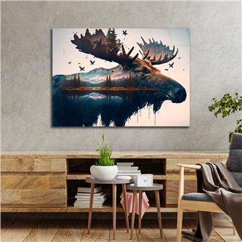 Yatay DoğaTemalı Cam Tablo 361