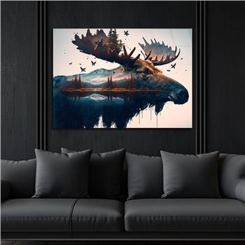 Yatay DoğaTemalı Cam Tablo 361