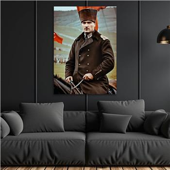 Dikey VatanTemalı Cam Tablo 250