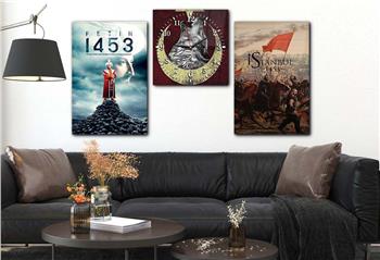 Nation Thematisches 2-teiliges bedrucktes Glas und Uhrenset