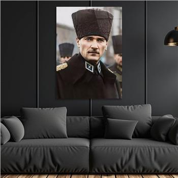 Dikey VatanTemalı Cam Tablo 203