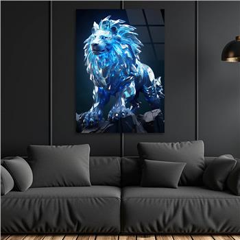 Dikey Doğa Temalı Cam Tablo 357