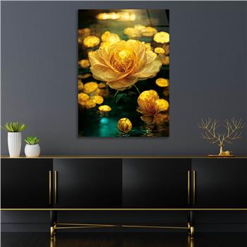 Thema Natur auf bedrucktem Glas