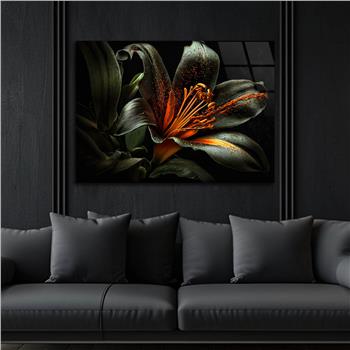 Horizontal Art-Themed Tempered Glass Wall Art 420