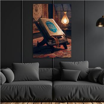 Dikey Dini Temalı Cam Tablo 272