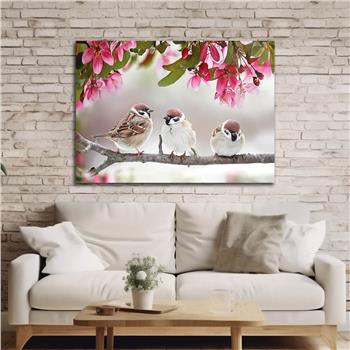 Thema Natur auf bedrucktem Glas