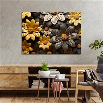 Yatay DoğaTemalı Cam Tablo 340