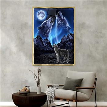 bedrucktes Glas mit Aluminiumrahmen und Nation Themen 