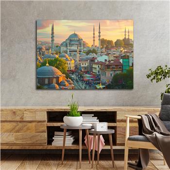 Yatay Dini Temalı Cam Tablo 169