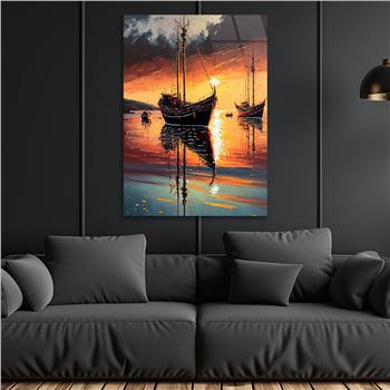 Thema Natur auf bedrucktem Glas