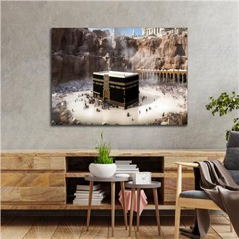 Yatay Dini Temalı Cam Tablo 199