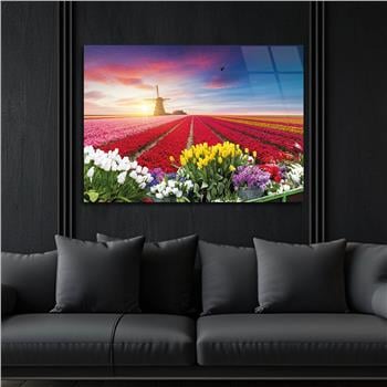 Thema Natur auf bedrucktem Glas