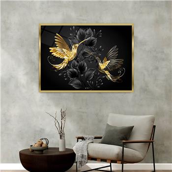 bedrucktes Glas mit Aluminiumrahmen und Kunst Themen 