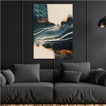 Kunst Thema auf bedrucktem Glas