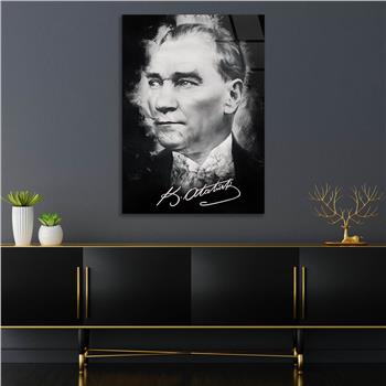 Dikey VatanTemalı Cam Tablo 169