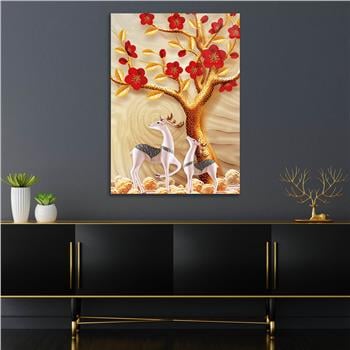 Kunst Thema auf bedrucktem Glas