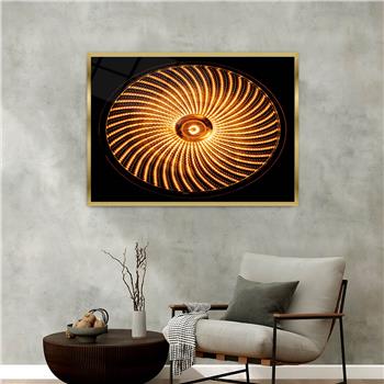 bedrucktes Glas mit Aluminiumrahmen und Kunst Themen 