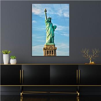 Dikey Doğa Temalı Cam Tablo 281