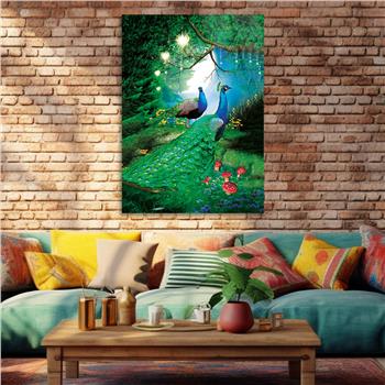 Kunst Thema auf bedrucktem Glas