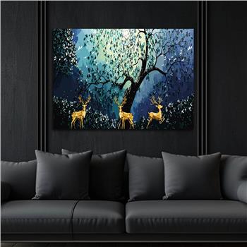 Thema Natur auf bedrucktem Glas