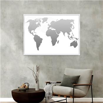 Aluminum-Framed National-Themed Tempered Glass Wall Art 072
