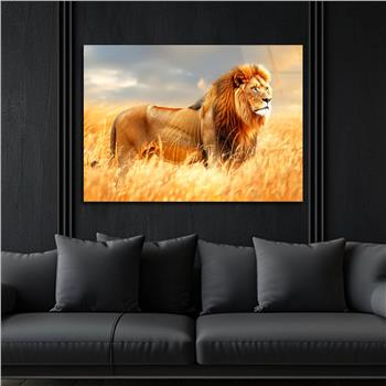 Yatay Doğa Temalı Cam Tablo 484