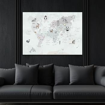 Kunst Thema auf bedrucktem Glas