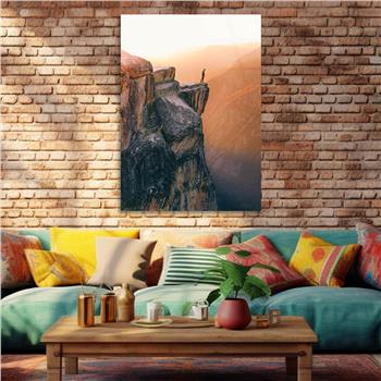 Dikey Doğa Temalı Cam Tablo 260