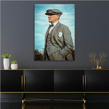 Dikey VatanTemalı Cam Tablo 246