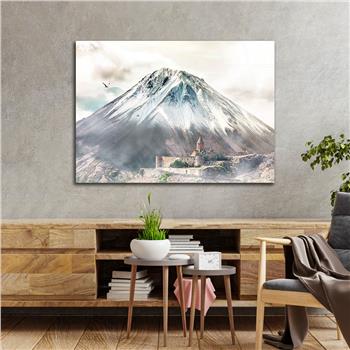 Thema Natur auf bedrucktem Glas