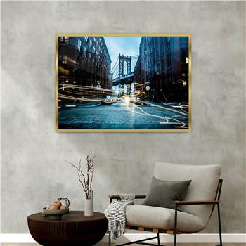 bedrucktes Glas mit Aluminiumrahmen und Kunst Themen 