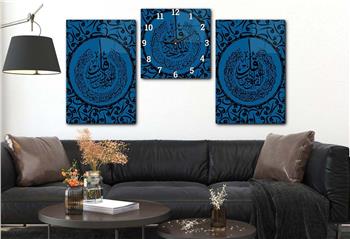 Ensemble de Tableaux et d’horloge 2 pièce sur le thème religieux