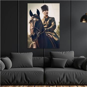 Dikey VatanTemalı Cam Tablo 198