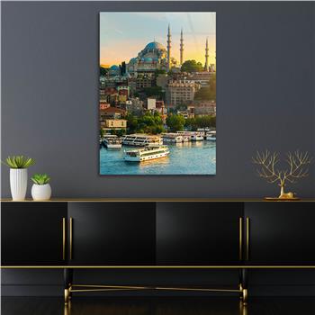 Dikey Dini Temalı Cam Tablo 262