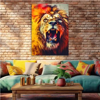 Dikey Doğa Temalı Cam Tablo 291