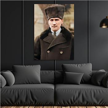 Dikey VatanTemalı Cam Tablo 201