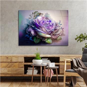 Horizontal Art-Themed Tempered Glass Wall Art 435