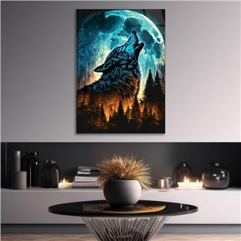 Thema Natur auf bedrucktem Glas