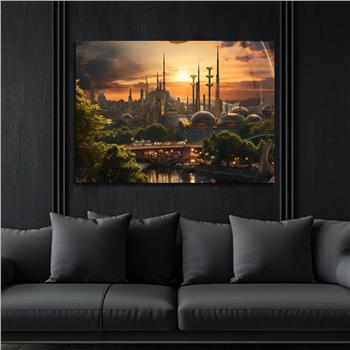 Yatay DoğaTemalı Cam Tablo 422