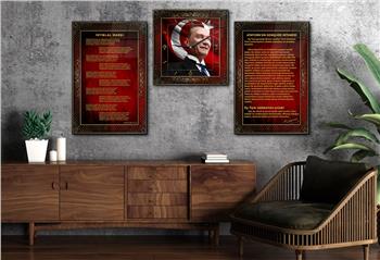 Vatan Temalı Saatli Set 053