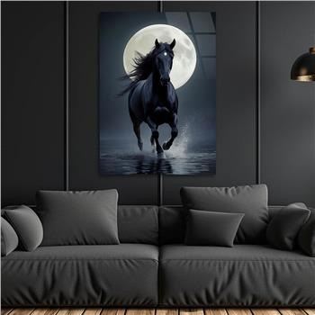 Dikey Doğa Temalı Cam Tablo 385