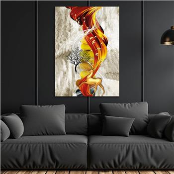 Kunst Thema auf bedrucktem Glas