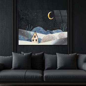 Kunst Thema auf bedrucktem Glas