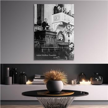 Dikey VatanTemalı Cam Tablo 289