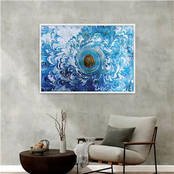 bedrucktes Glas mit Aluminiumrahmen und Kunst Themen 